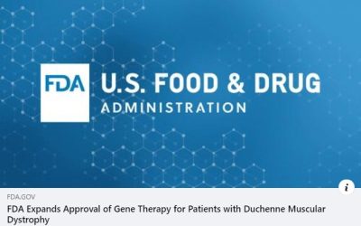 FDA i USA utökar godkännandet av genterapi för patienter med Duchennes muskeldystrofi