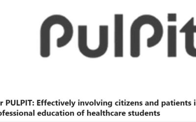 Webinar PULPIT: Effectively involving citizens and patients in the interprofessional education of healthcare students